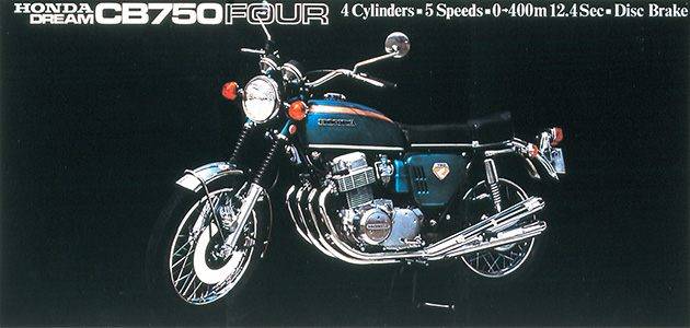 50 anos da Honda CB 750 Four, a mãe das superbikes | Blog Honda